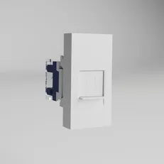 Изображение Модульная розетка Ethernet RJ-45 6 cat. Slot (белый) W1281101