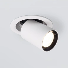 Фото товара Встраиваемый поворотный светодиодный светильник Pispa 10W 4200K белый матовый 9917 LED