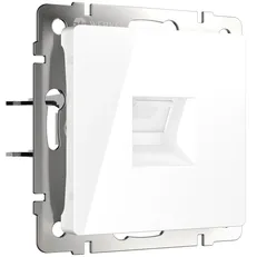Изображение Розетка Ethernet RJ-45 cat. 6A экранированная (белый) W5120101
