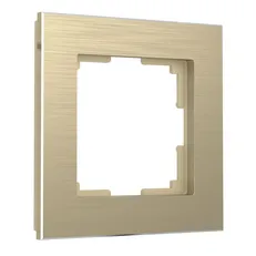 Изображение Рамка на 1 пост Aluminium (шампань алюминий) W0011711