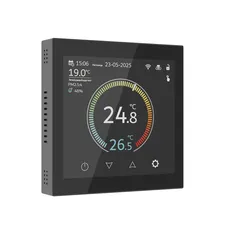 Изображение Умный сенсорный терморегулятор с LCD дисплеем (черный) W1851108